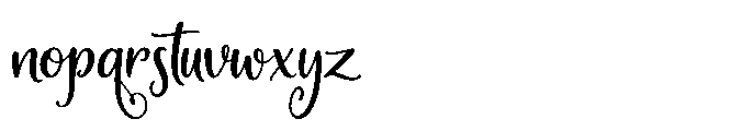 Celestial Bride Font LOWERCASE