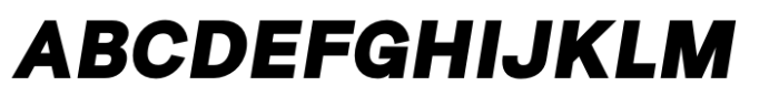 Celex Grotesk Black Italic Font UPPERCASE