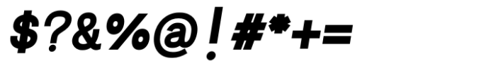 Celex Grotesk Bold Italic Font OTHER CHARS