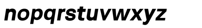 Celex Grotesk Bold Italic Font LOWERCASE