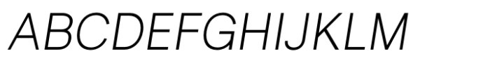 Celex Grotesk Light Italic Font UPPERCASE
