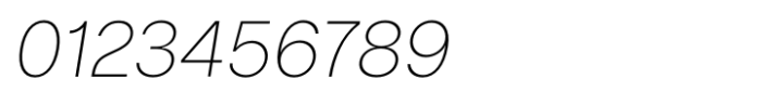 Celex Grotesk Thin Italic Font OTHER CHARS