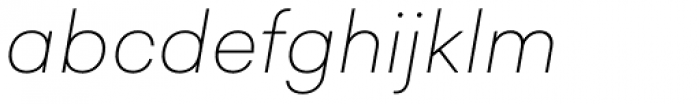 Celias Thin Italic Font LOWERCASE