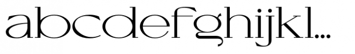 Cellofy Extra Light Expanded Font LOWERCASE