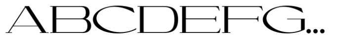 Cellofy Medium Extra Expanded Font UPPERCASE