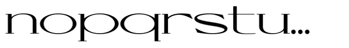 Cellofy Medium Extra Expanded Font LOWERCASE