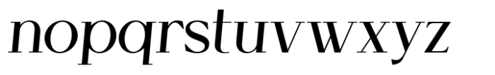 Cellofy Medium Italic Font LOWERCASE