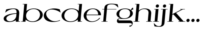Cellofy Semi Bold Expanded Italic Font LOWERCASE