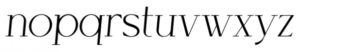 Cellofy Thin Italic Font LOWERCASE