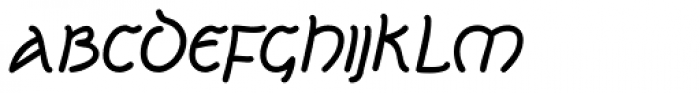 Celtic Lion AOE Italic Font LOWERCASE