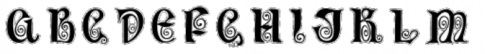 Celtic Spiral Regular Font LOWERCASE
