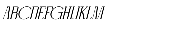 Celvio Monase Italic Font UPPERCASE