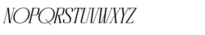 Celvio Monase Italic Font UPPERCASE