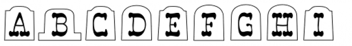 CemeteryWalk Regular Font UPPERCASE
