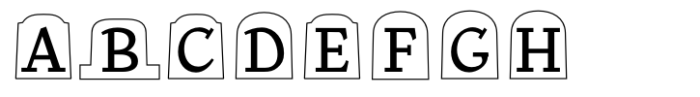 CemeteryWalk Two Font UPPERCASE