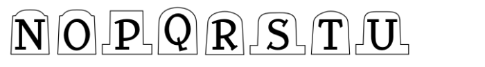 CemeteryWalk Two Font UPPERCASE