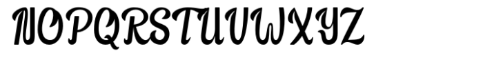 Cendatte Regular Font UPPERCASE