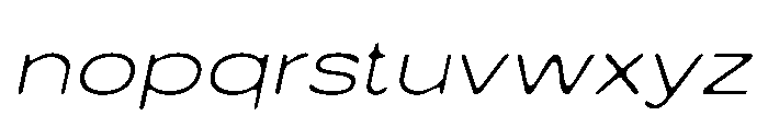 Cenios Blur Italic Font LOWERCASE