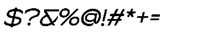 Cenios Pixel Regular Font OTHER CHARS