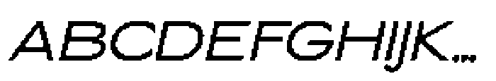 Cenios Pixel Regular Font UPPERCASE
