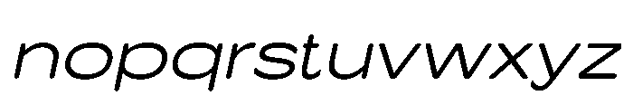 Cenios Rounded Italic Font LOWERCASE