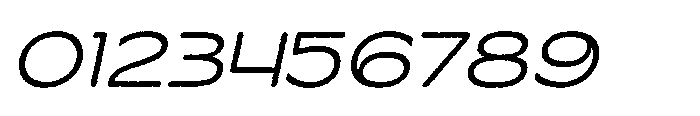 Cenios Rounded Rough Italic Font OTHER CHARS