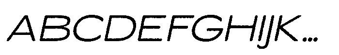 Cenios Rounded Rough Italic Font UPPERCASE