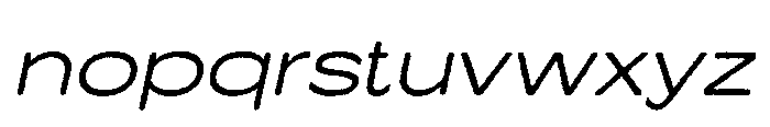 Cenios Rounded Rough Italic Font LOWERCASE