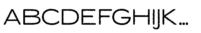 Cenios Rounded Rough Regular Font UPPERCASE