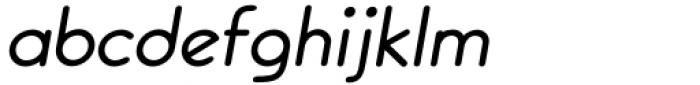 Cennerik Semibold Oblique Font LOWERCASE