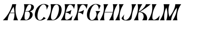 Cenoria Italic Font UPPERCASE