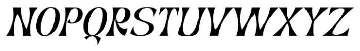 Cenoria Italic Font UPPERCASE