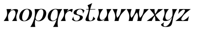 Cenoria Italic Font LOWERCASE