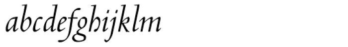 Centaur MT Italic Font LOWERCASE