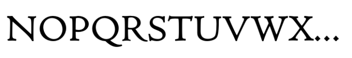 Centaur Now Caption Font UPPERCASE