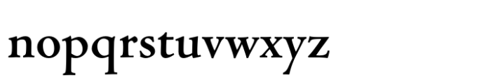 Centaur Now Text Semibold Font LOWERCASE