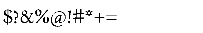 Centaur Now Variable Regular Font OTHER CHARS