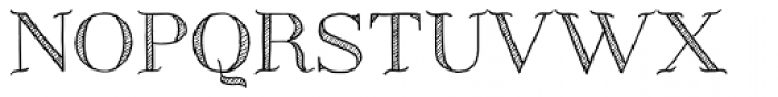 Centaurea Sketch Font UPPERCASE