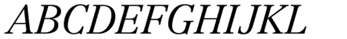 Centennial Light Italic Font UPPERCASE