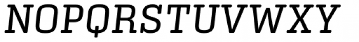 Center Slab Regular Italic Font UPPERCASE