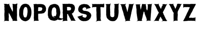 Center Voyage Font LOWERCASE