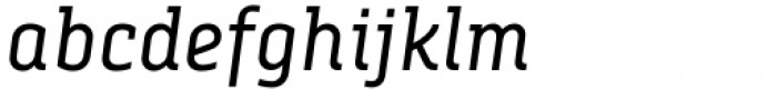 Centima Pro  Serif Italic Font LOWERCASE