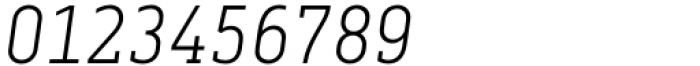 Centima Pro  Serif Light Italic Font OTHER CHARS