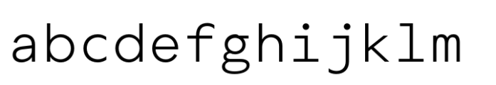 Centra Mono Light FONT