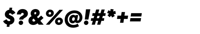 Centra No. 2 Extra Bold Italic Font OTHER CHARS