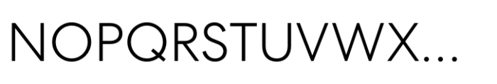 Centra No. 2 Light Font UPPERCASE