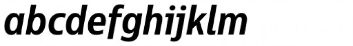 Centrale Sans Cond Pro Bold Italic Font LOWERCASE