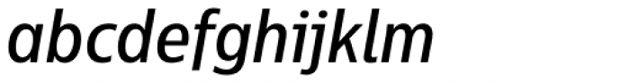 Centrale Sans Cond Pro Medium Italic Font LOWERCASE