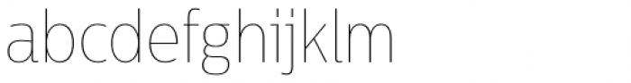 Centrale Sans Cond Pro XThin Font LOWERCASE