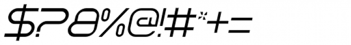 CentreForward Thin Italic Font OTHER CHARS